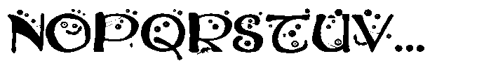 ZP Witchs Brew Too Expanded Font UPPERCASE