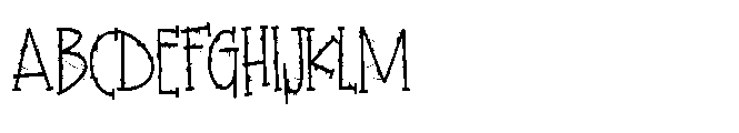 ZP Witchy Wicked Condensed Font UPPERCASE