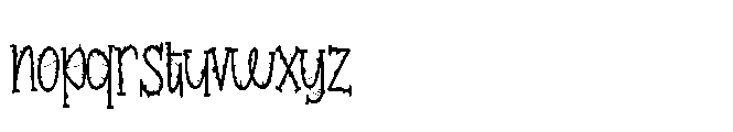 ZP Witchy Wicked Condensed Font LOWERCASE