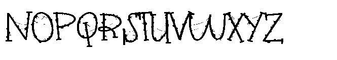 ZP Witchy Wicked Expanded Font UPPERCASE