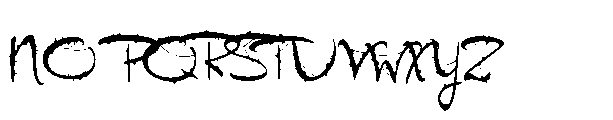 ZP Witchy Wicked Script Condensed Font UPPERCASE