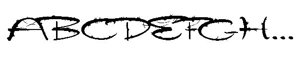 ZP Witchy Wicked Script Expanded Font UPPERCASE