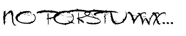 ZP Witchy Wicked Script Font UPPERCASE