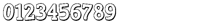 ZP Zaster 3 d Condensed Font OTHER CHARS