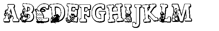 ZP Zaster 3 d Condensed Font UPPERCASE
