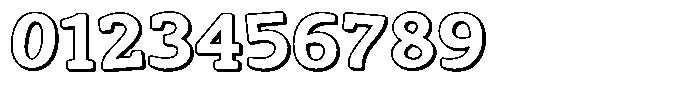 ZP Zaster 3 d Expanded Font OTHER CHARS