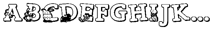 ZP Zaster 3 d Expanded Font UPPERCASE