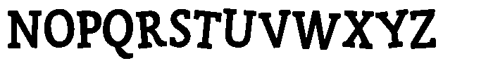 ZP Zaster Condensed Font LOWERCASE