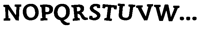 ZP Zaster Expanded Font LOWERCASE