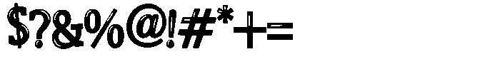 ZP Zaster Highlights Condensed Font OTHER CHARS