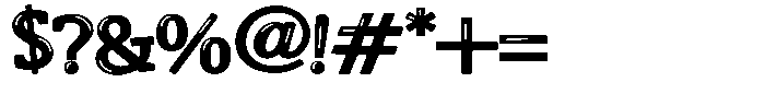 ZP Zaster Highlights Expanded Font OTHER CHARS