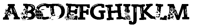 ZP Zaster Highlights Expanded Font UPPERCASE
