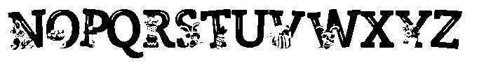 ZP Zaster Highlights Font UPPERCASE