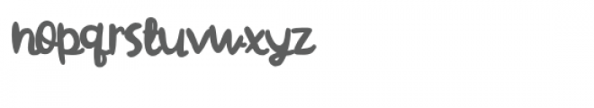 zp brookie script bold Font LOWERCASE