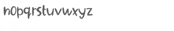 zp brookie Font LOWERCASE