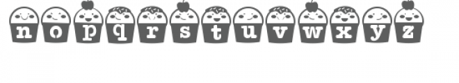 zp cupcake stencil Font LOWERCASE