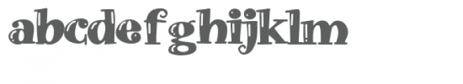 zp doohickey shine Font LOWERCASE