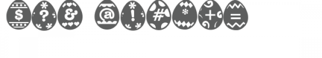 zp easter egg stencil Font OTHER CHARS