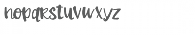 zp ginger doodle Font LOWERCASE