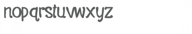 zp hairbrained hand Font LOWERCASE