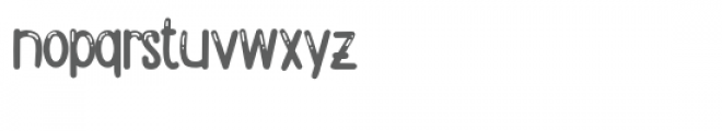 zp hazelnut clouds Font LOWERCASE