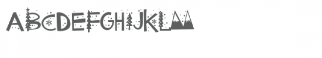 zp hiked it & liked it winter Font UPPERCASE