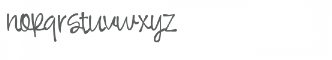 zp honeybunch script Font LOWERCASE