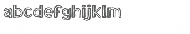 zp juvenile inline Font LOWERCASE