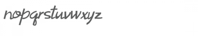 zp morningtide script Font LOWERCASE