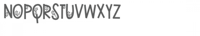 zp mythical mistletoe Font UPPERCASE