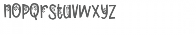 zp mythical mistletoe Font LOWERCASE