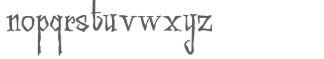 zp necrophobia Font LOWERCASE