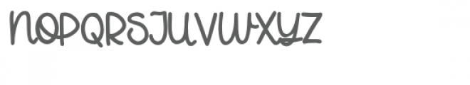 zp raisin cookie cursive Font UPPERCASE