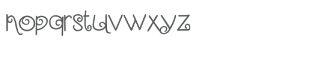 zp rocking daisy Font LOWERCASE