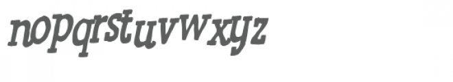 zp rough and tumble italics Font LOWERCASE