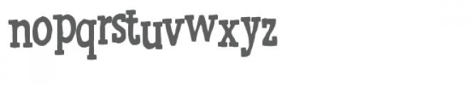 zp rough and tumble Font LOWERCASE