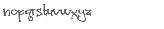 zp schnuggles serif Font LOWERCASE