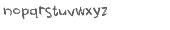 zp scribble face Font LOWERCASE