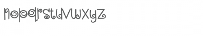 zp supergetic swirl Font LOWERCASE