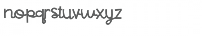 zp yakety script Font LOWERCASE