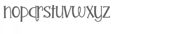 zp zweetie bum serif Font LOWERCASE