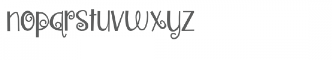 zp zweetie curlicue Font LOWERCASE