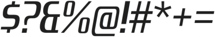 Zrnic Regular Italic otf (400) Font OTHER CHARS