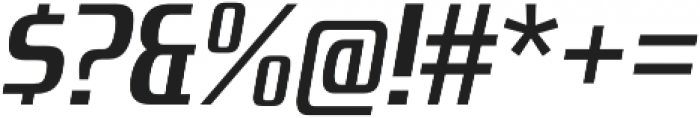 Zrnic SemiBold Italic otf (600) Font OTHER CHARS