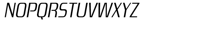 Zrnic Light Italic Font UPPERCASE