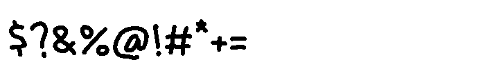 ZRTW Hackynote Font OTHER CHARS