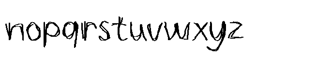 ZRTW Keriwily Font LOWERCASE