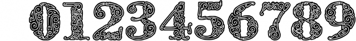 ZsylettPro decorative font 1 Font OTHER CHARS