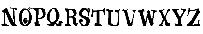 Zsazsa Galore Regular Font UPPERCASE