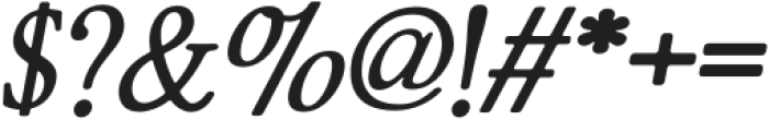 ZT Bros Oskon 90s Bold Expanded Italic otf (700) Font OTHER CHARS